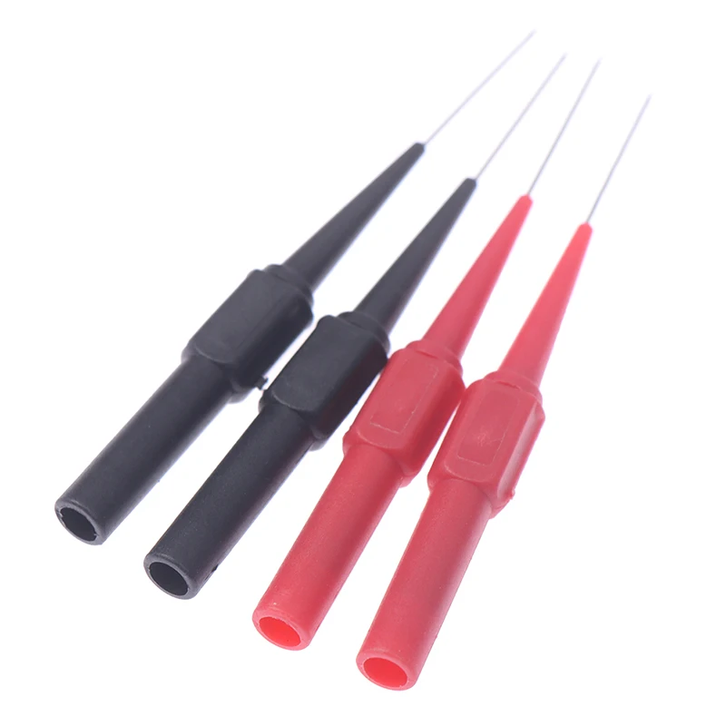 

2/10pcs PVC Insulation Piercing Needle Non-destructive Multimeter Test Probes For Electrical Engineering Test Puncture Line