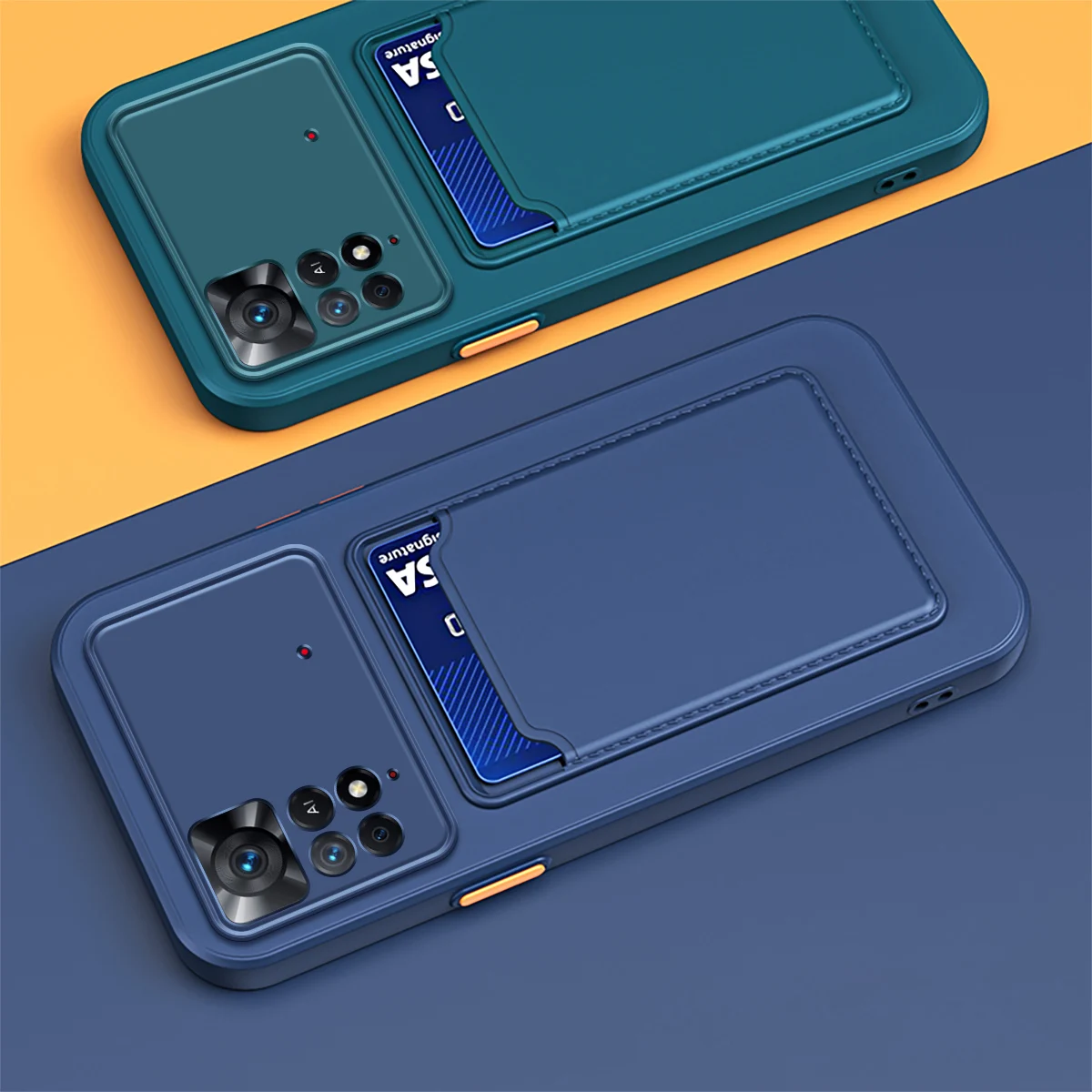 Чехол для сотового телефона с отделением карт Xiaomi Redmi Note 8 9 10 10s 11 Poco X3 Pro Max 4g |