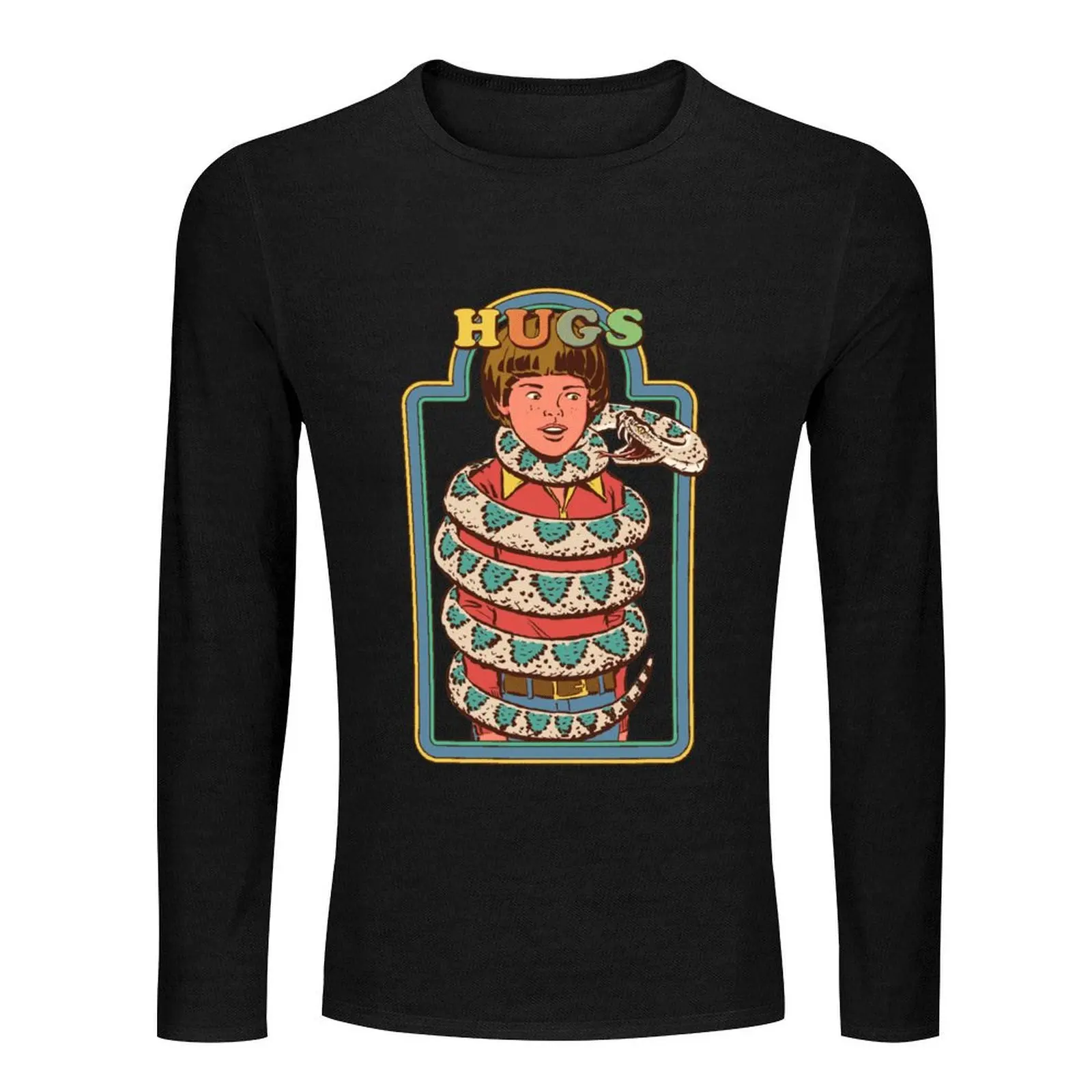 Длинная футболка Hugsss топы забавные футболки мужские для больших и высоких людей