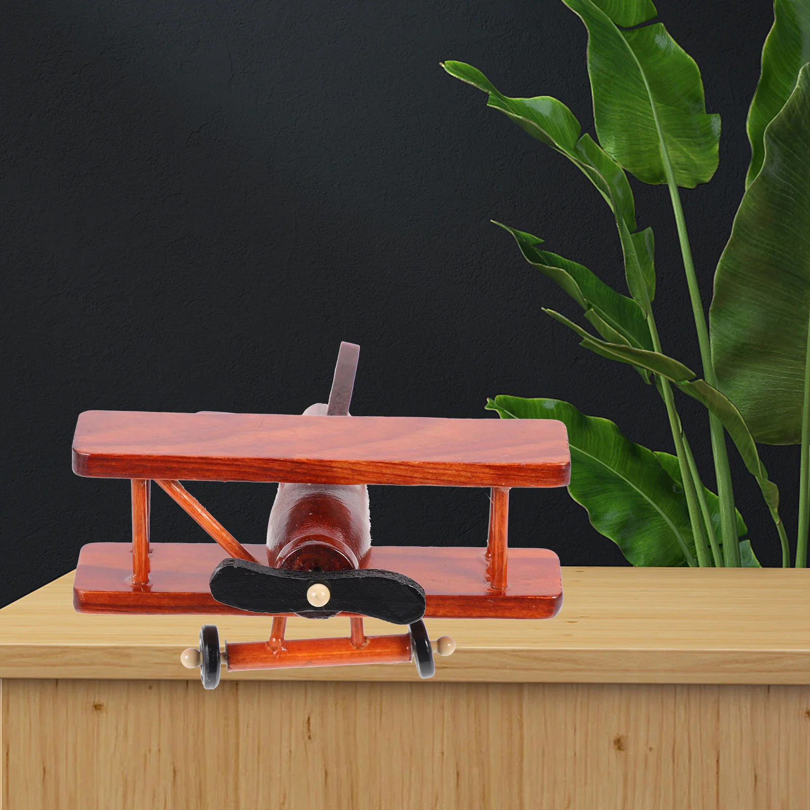 Модель самолета орнамент ретро мини-измельчитель винтажный деревянный декор