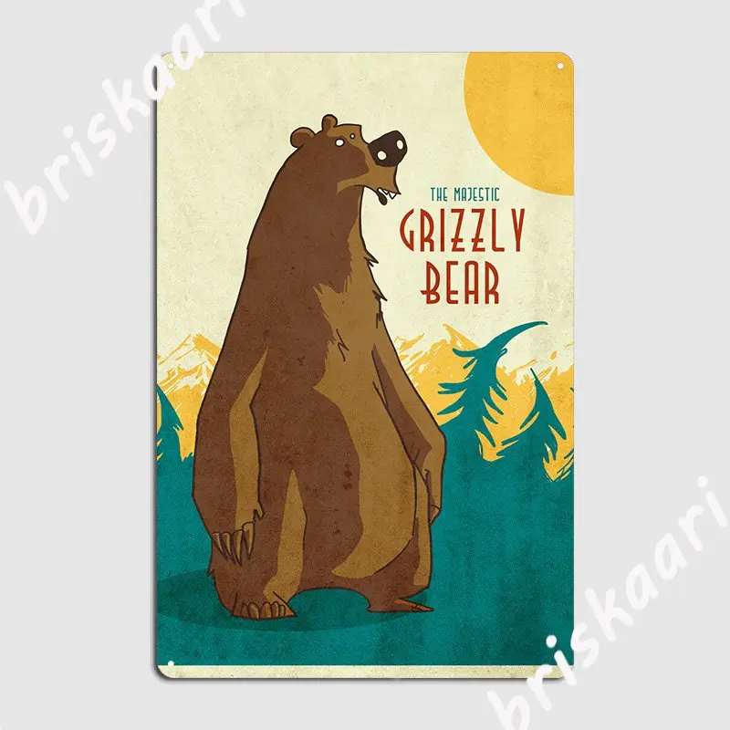 

Металлический плакат на стену в винтажном стиле