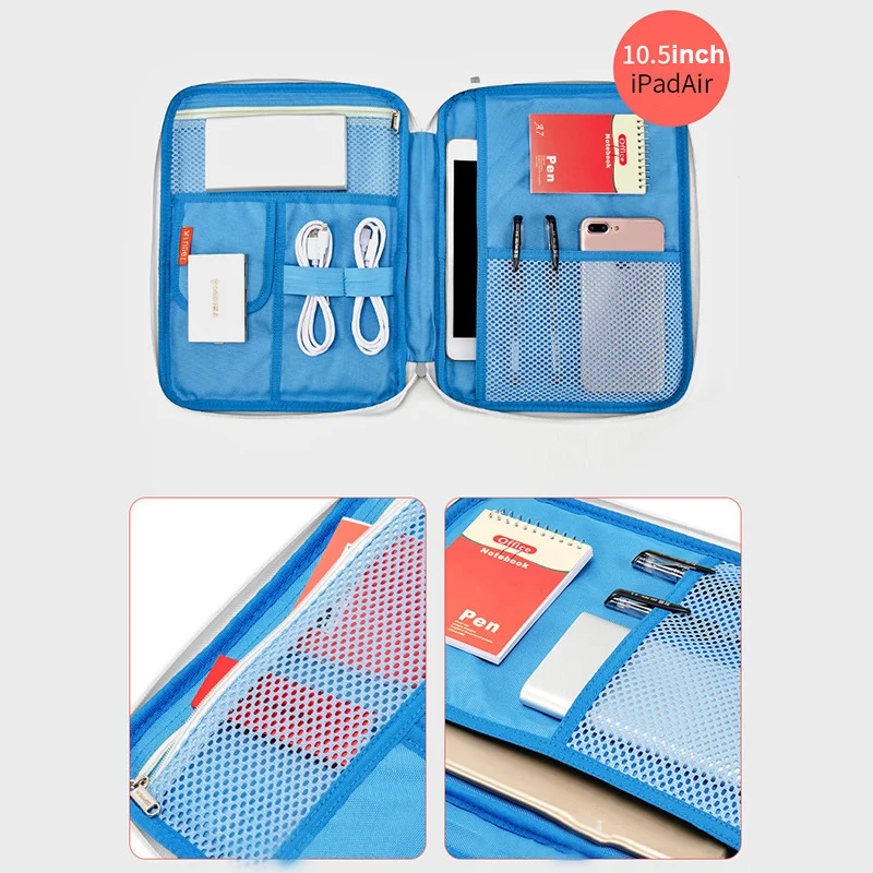 Fashion Briefcase Men Women Waterproof Travel Document Storage Bag Office Business Trip Organize Handbag Accessories Supplies