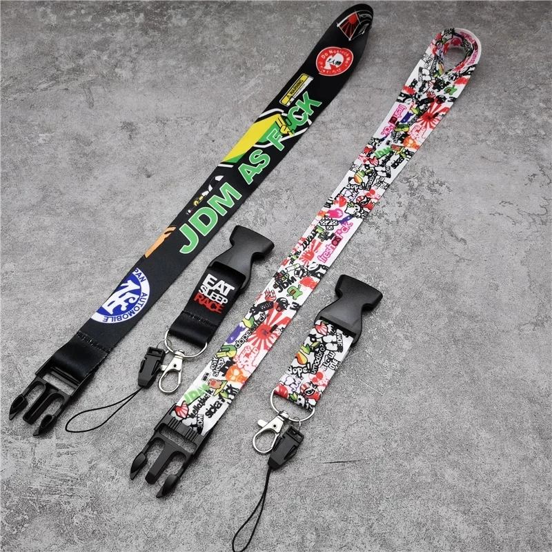 

Держатель JDM для мобильного телефона, спортивный шнурок для идентификационных карт, быстрая разборка, цветные ремешки