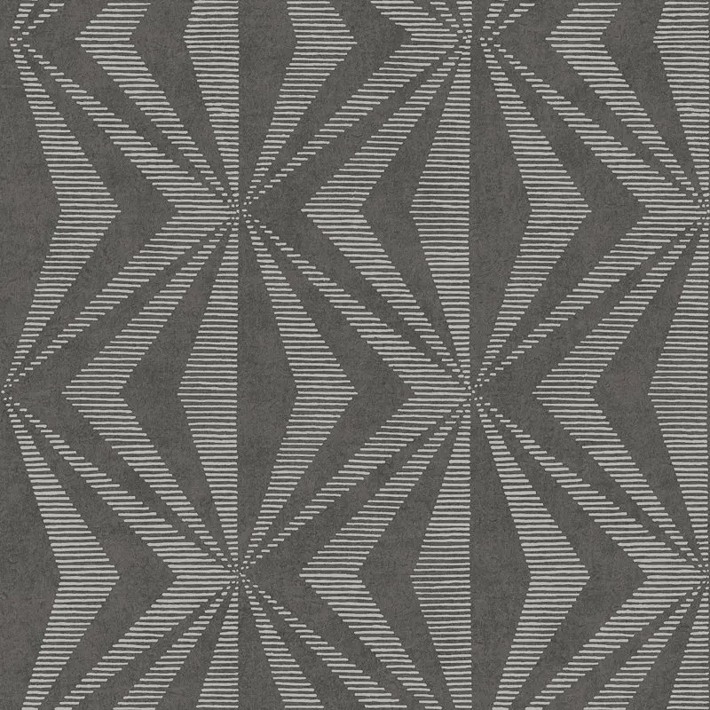 

Monge Charcoal Geometric Wallpaper