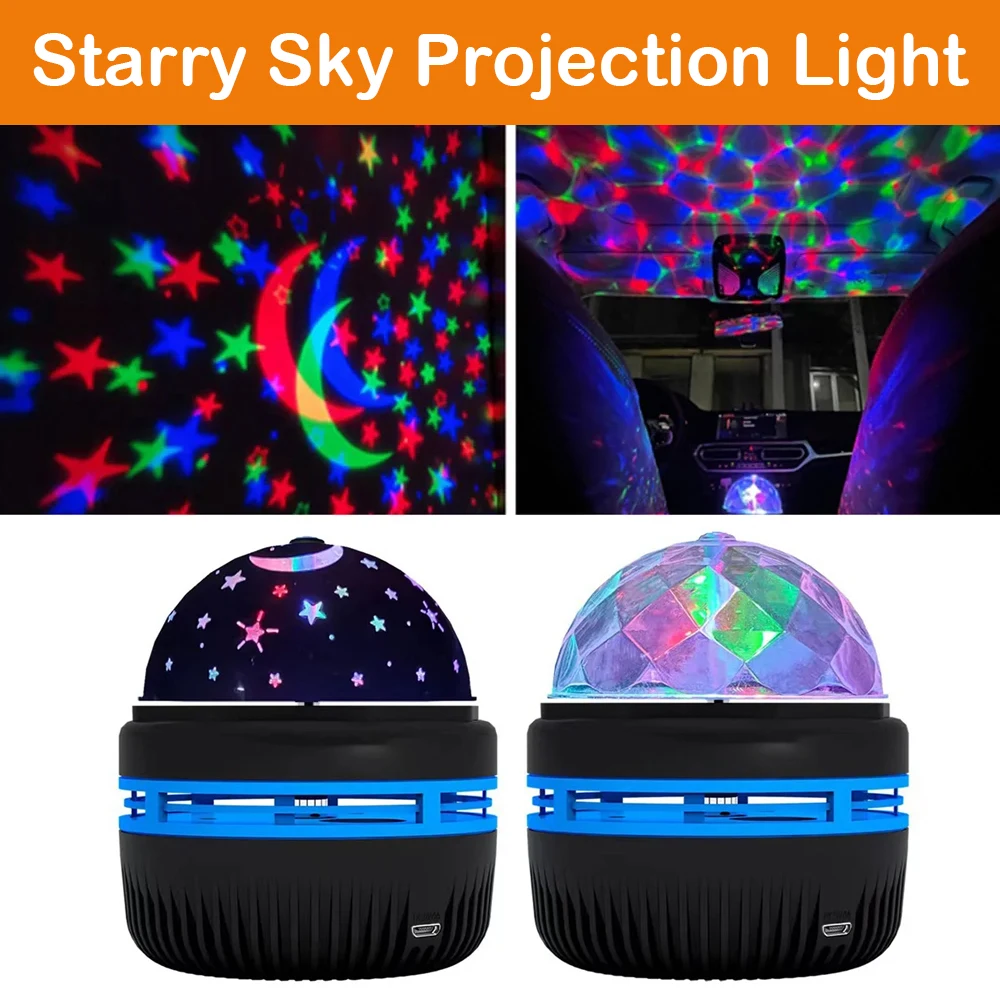 RGB Светодиодный Ночник Проектор Звездное Небо Радужная Лампа Красочная