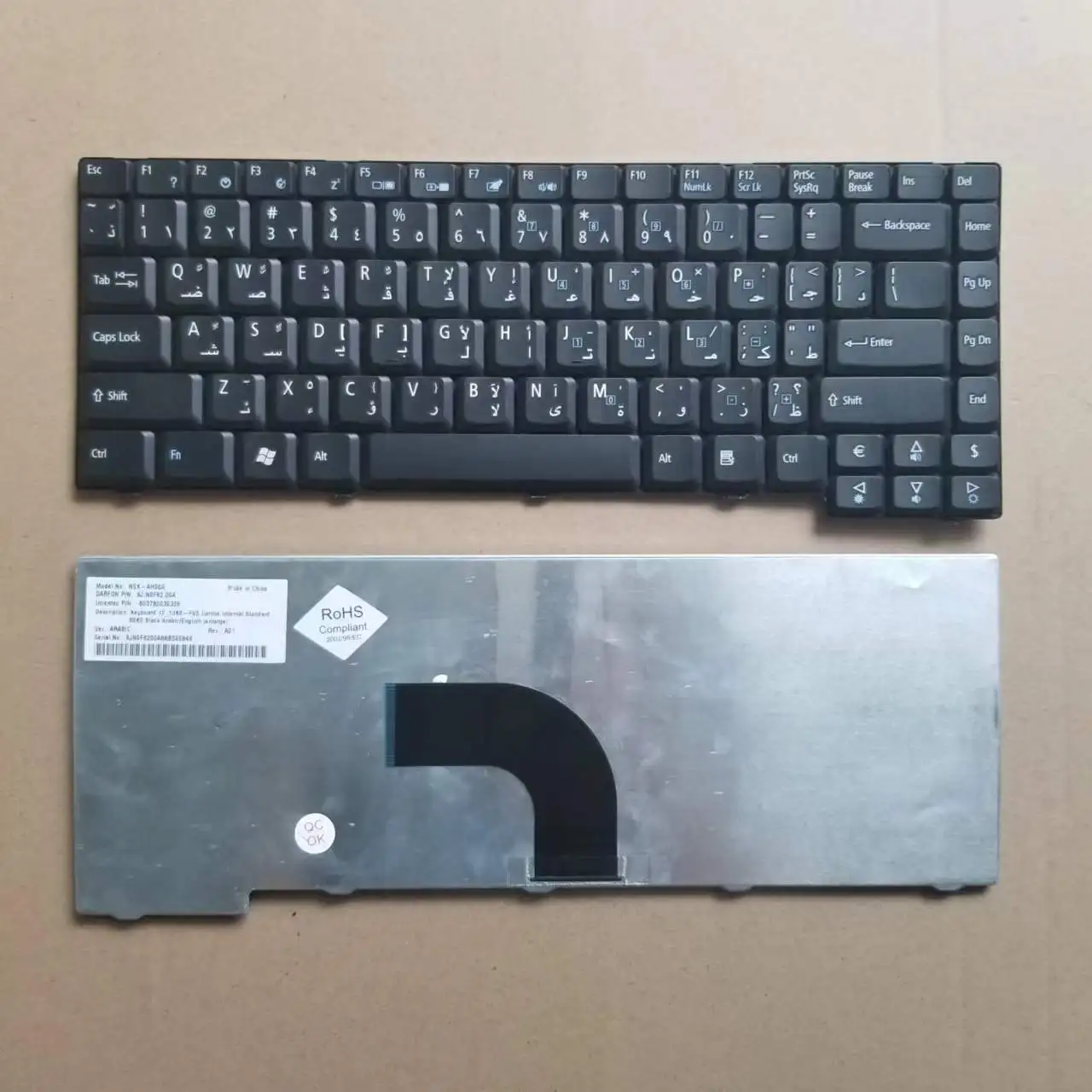 Новая арабская клавиатура AR для Acer Aspire 2930 2930Z Travelmate 6232 6293 черная NSK-AH001 9J.N0F82.00A