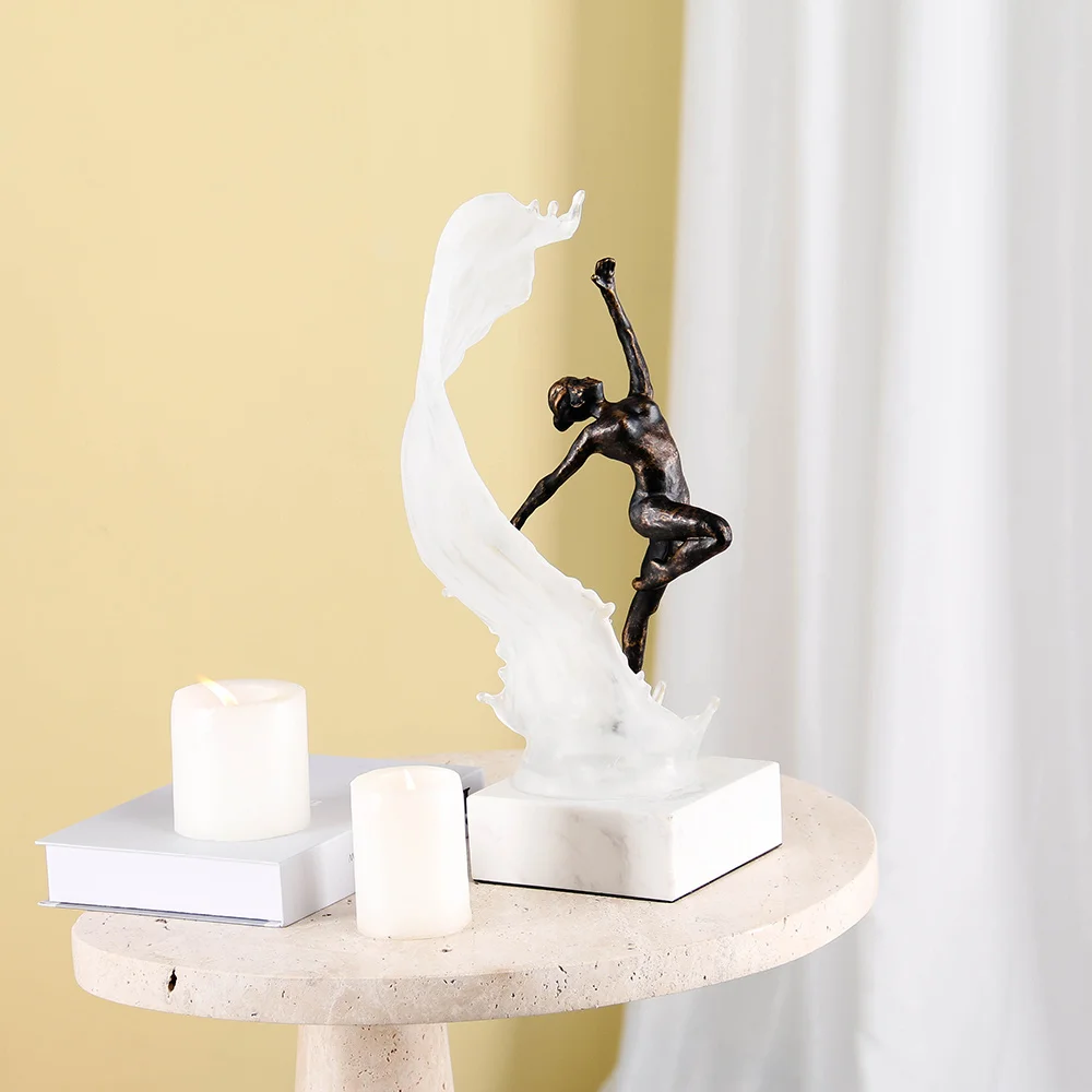 Для прямого дома и декора ручной работы из прозрачной смолы бронзы металла