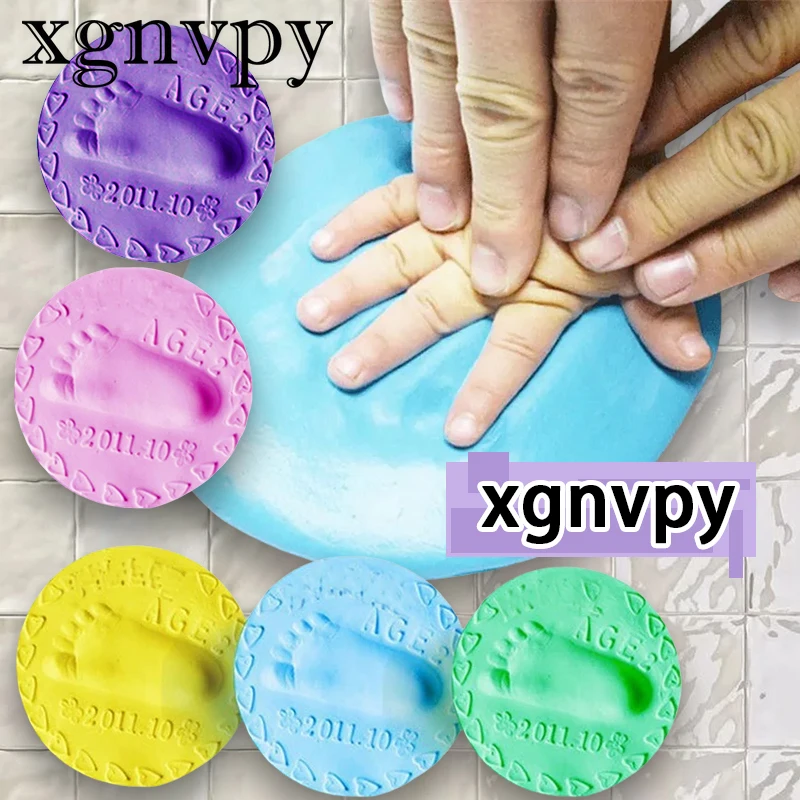 Набор Глины Для Детских Отпечатков Рук Xgnvpy Сухой Воздух Натуральный Порошок