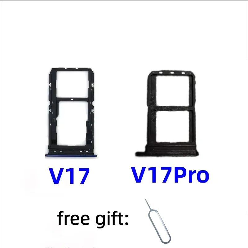 Фото Для VIVO V17 V17pro V1945T V1945A V1910 Лоток для SIM-карты Держатель для SD-карты Слот адаптера для чипа Слот для ящика Держатель для карт Адаптер для слота №2
