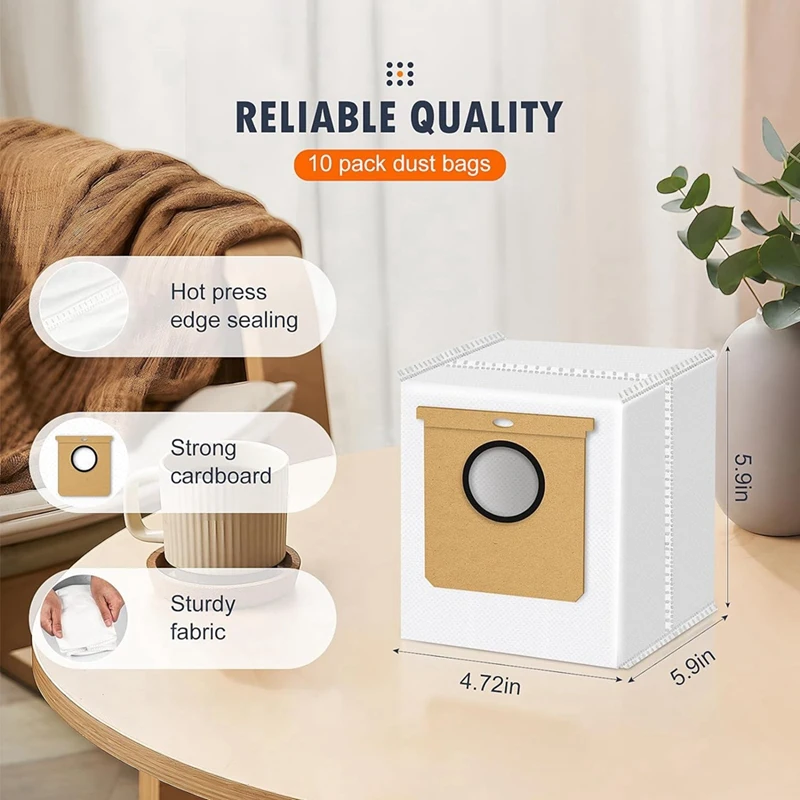 Мешки для пыли пылесоса сменные детали Eufy L50 L60/L60 гибридные самопустые мешки