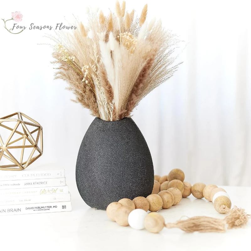 

80PCS Dried Flower Pampas Grass Gypsophila Bouquet For Wedding Party Decoration 100% Natural Wheat Rabbit Tail Fall Home Decor