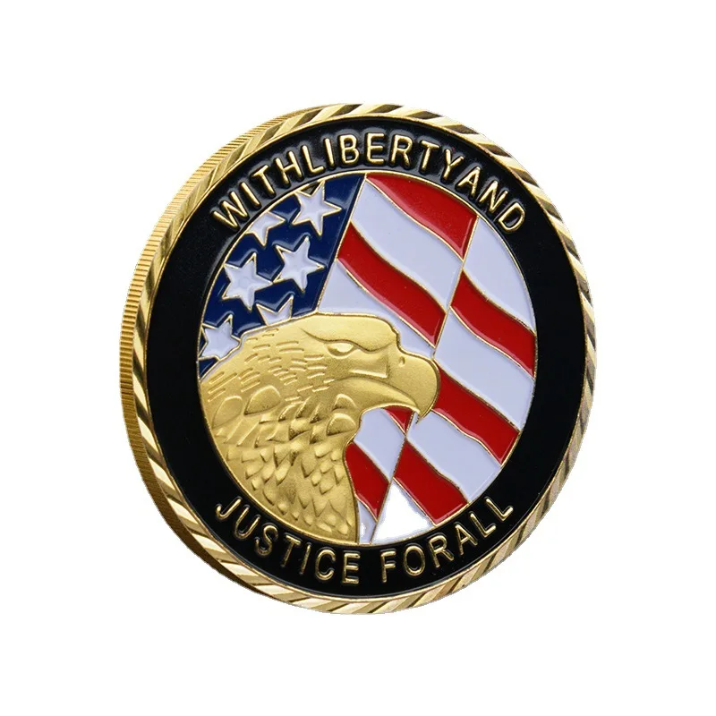 

Памятная монета США с орлом