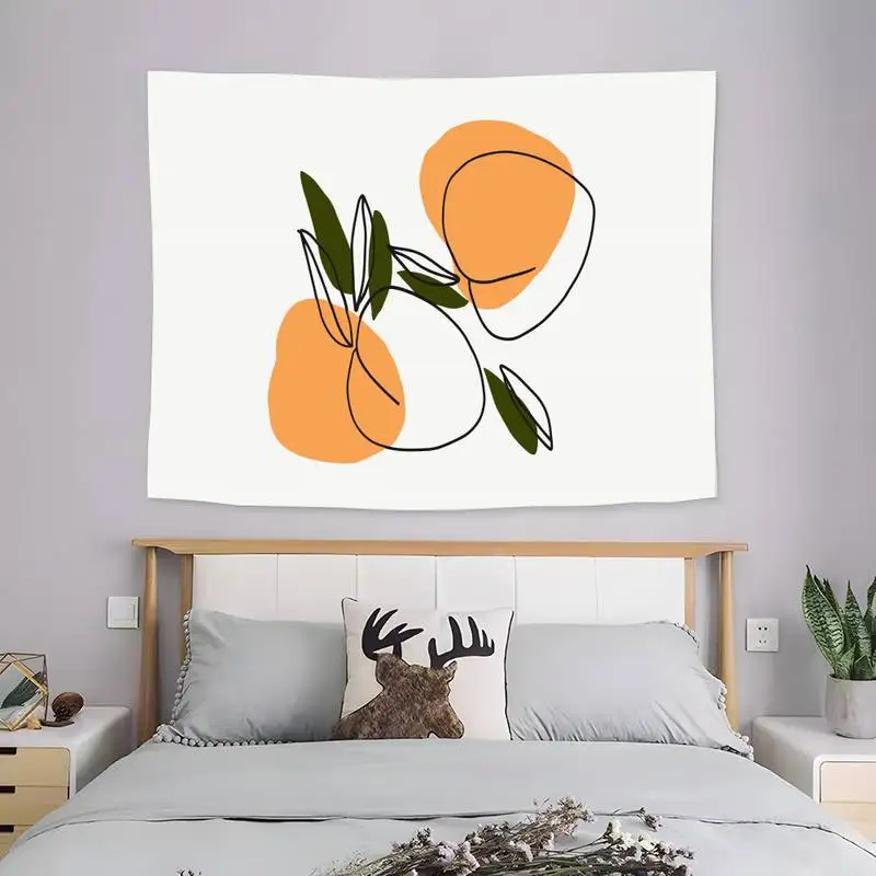 

Настенное украшение на окно, комнатный гобелен, одеяло с завязкой, украшение для дома, спальни, гостиной, фон с принтом, подвесная ткань