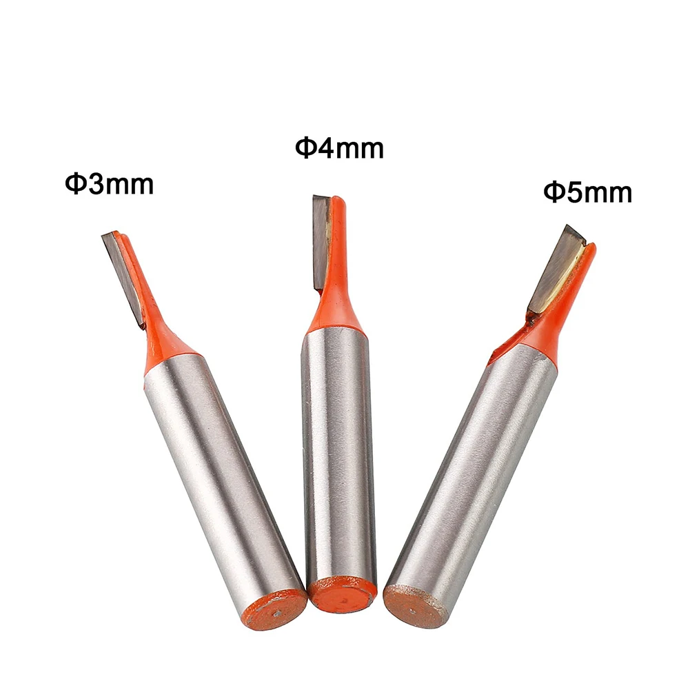 

1PC 8mm Shank Straight Router Bit Single Flute Bit Single Flute Bit Wood Milling Cutter For Slotting Trimming MDF Woodwork Tool