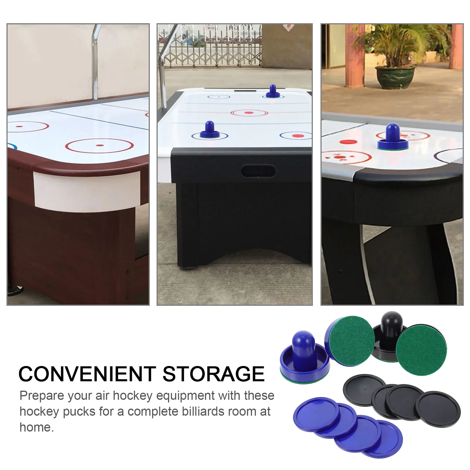 2 комплекта маленьких шариков для хоккея с шайбой коммерческие пластиковые