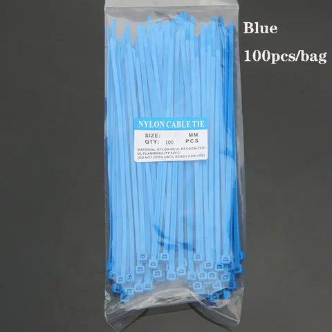 3*150 мм цветные кабельные стяжки 100 шт. пластиковые кабельные стяжки на молнии самоблокирующиеся кабельные крепления электрический ПВХ нейлоновый кабельный органайзер