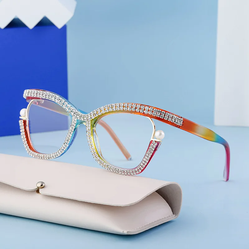 OEMG 2024 женские линзы овальные повседневные очки для взрослых без смолы