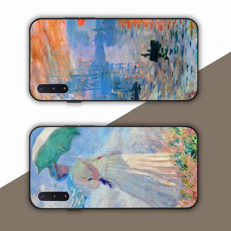 

Claude Monet Impressionism Painter Phone Case for Samsung Note 5 7 8 9 10 20 pro plus lite ultra A21 12 72
