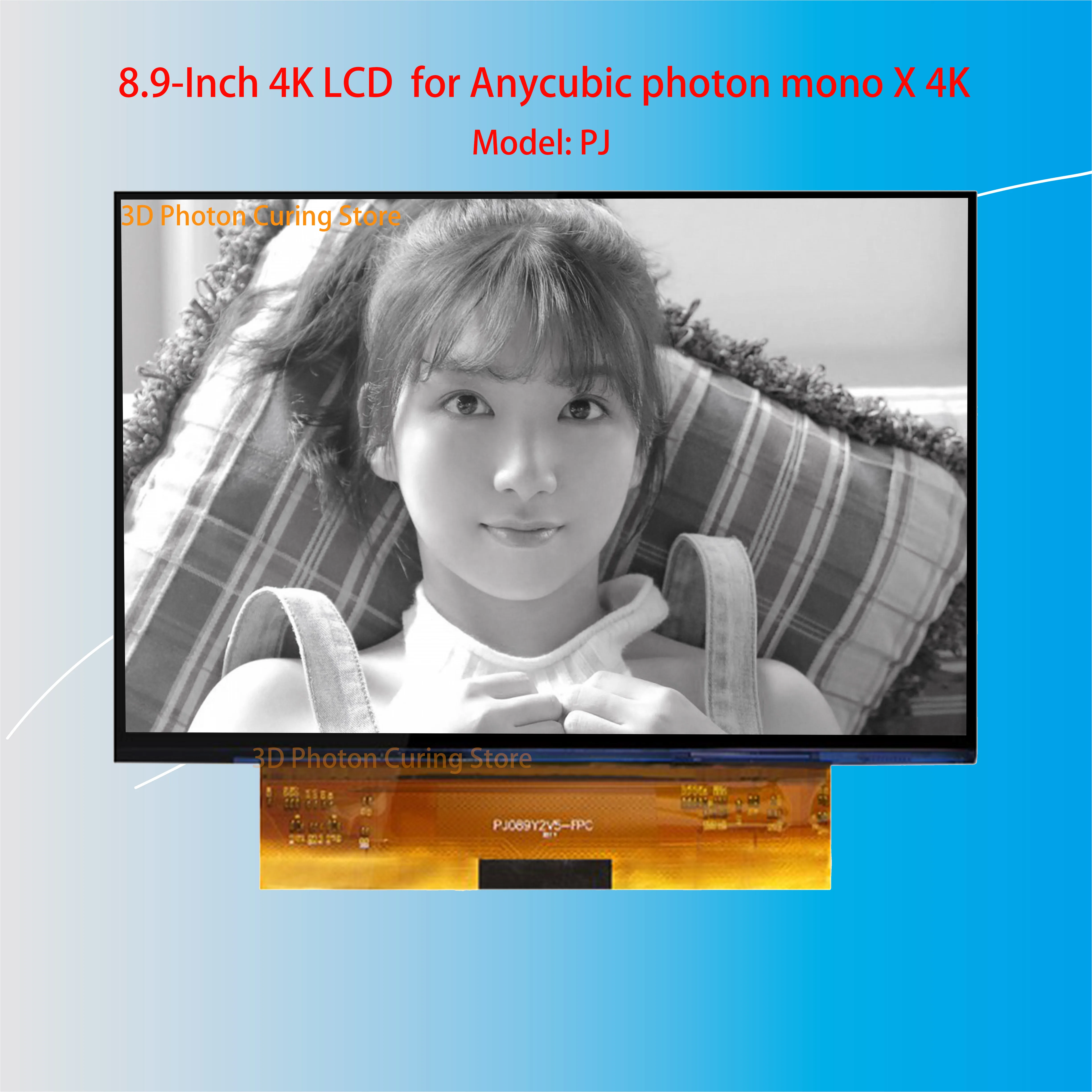 Монохромный ЖК-экран для 3D-принтера Anycubic photon mono X 4K, 8,9 дюйма