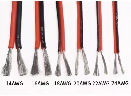 

Red and Black Silicone Wire Flexible Wire Soft Two-color Wire Tinned Copper Silicone Cable 26 24 22 20 18 17 15 14 16AWG