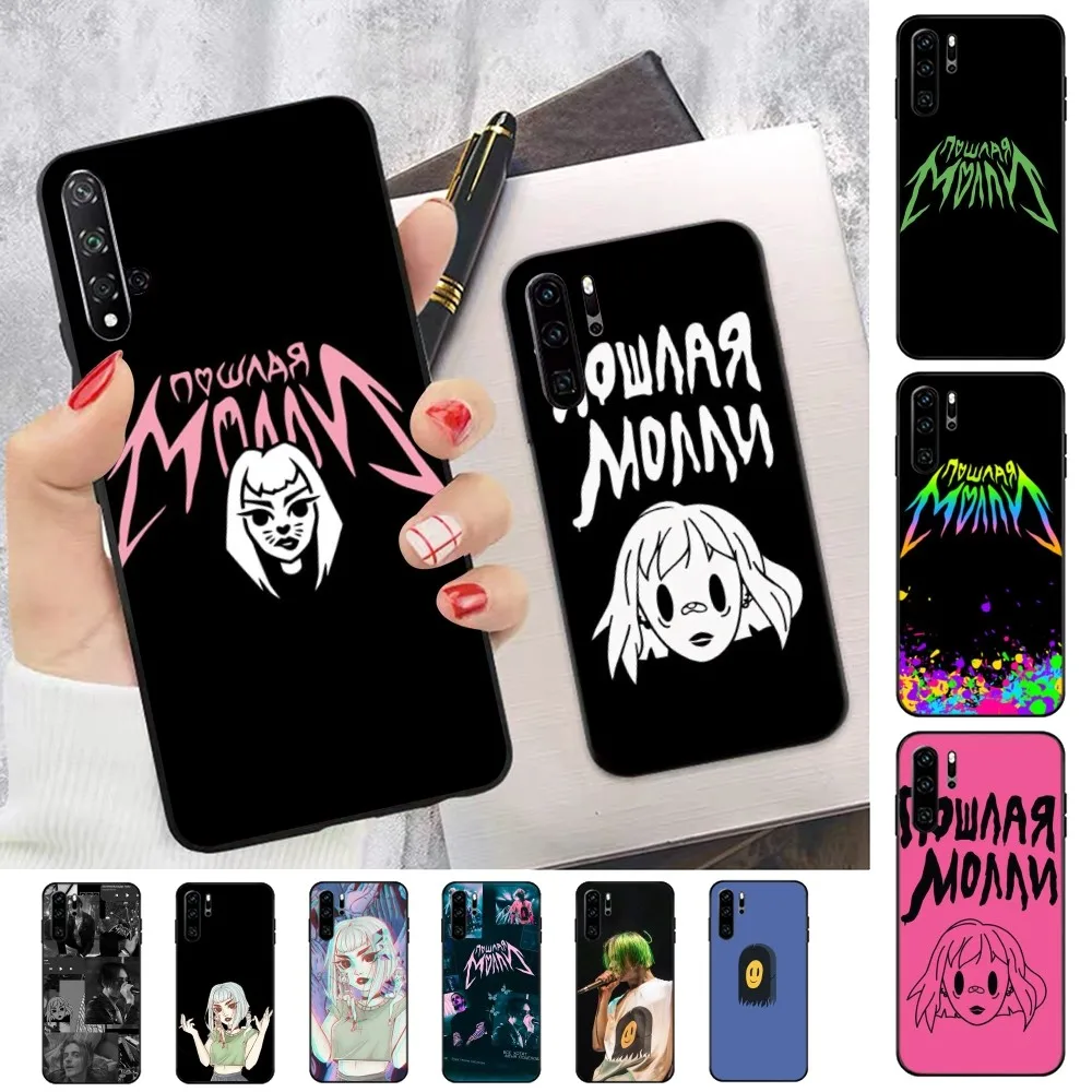 TOPLBPCS singer Poshlaja Molli Модный чехол для телефона Huawei P 8 9 10 20 30 40 50 Pro Lite Psmart Honor 10 lite 70 Mate 20lite