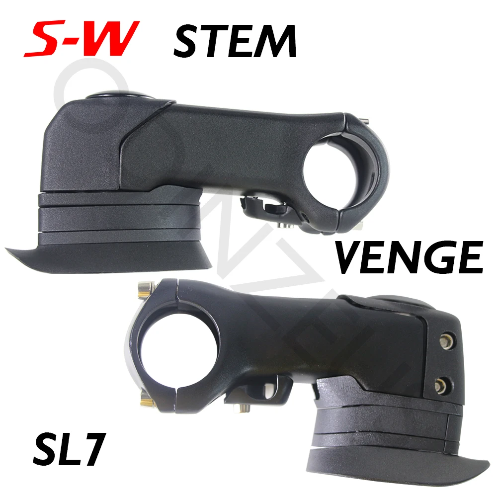 Велосипедный руль SL7 дорожный на заказ 1:1 полный комплект 400/420/440 мм Venge Stem 90-110
