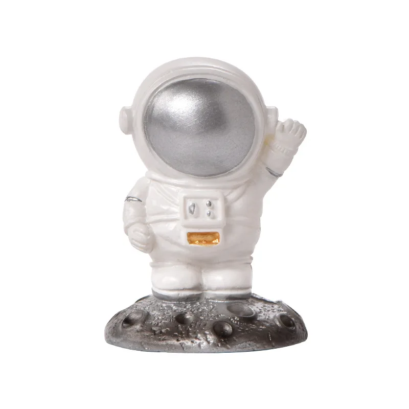 

Mini Astronaut Statue Rocket/spaceman/spacecraft Resin Micro Landscape Decor Space Themed Ornament For Fish Tank Bonsai