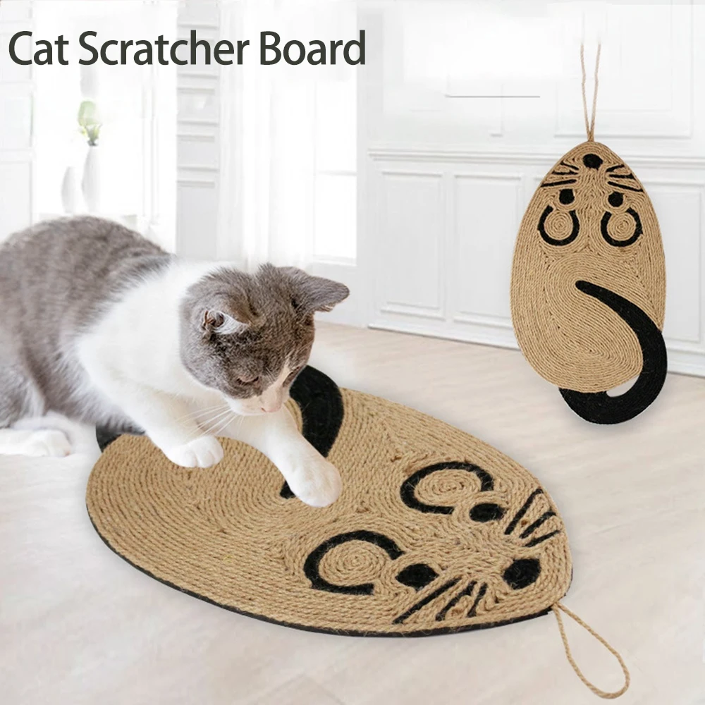

Pet Toys Mat Sisal Cat Scratcher Board Scratching Post Mat Toy For Cat Scratching Toys Pad Cats Grinding Nail Scraper Protect