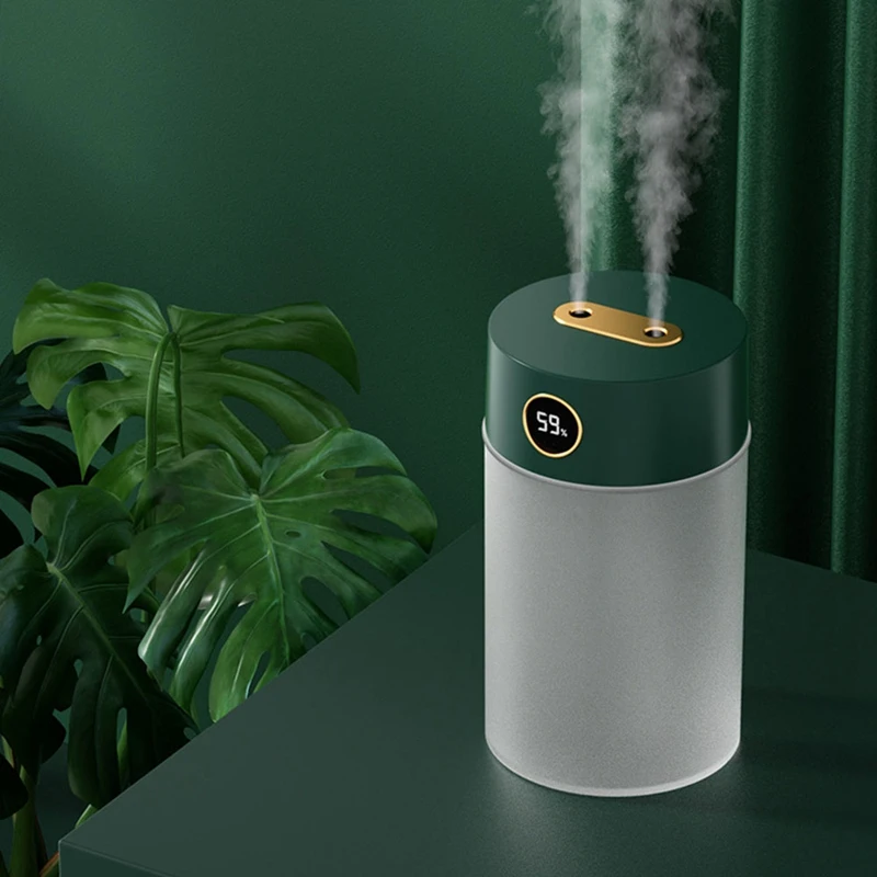 1200ML Double Nozzle Air Humidifier With LCD Display Essential Oil Aroma Diffuser Ultrasonic Humidifiers Aromatherapy |