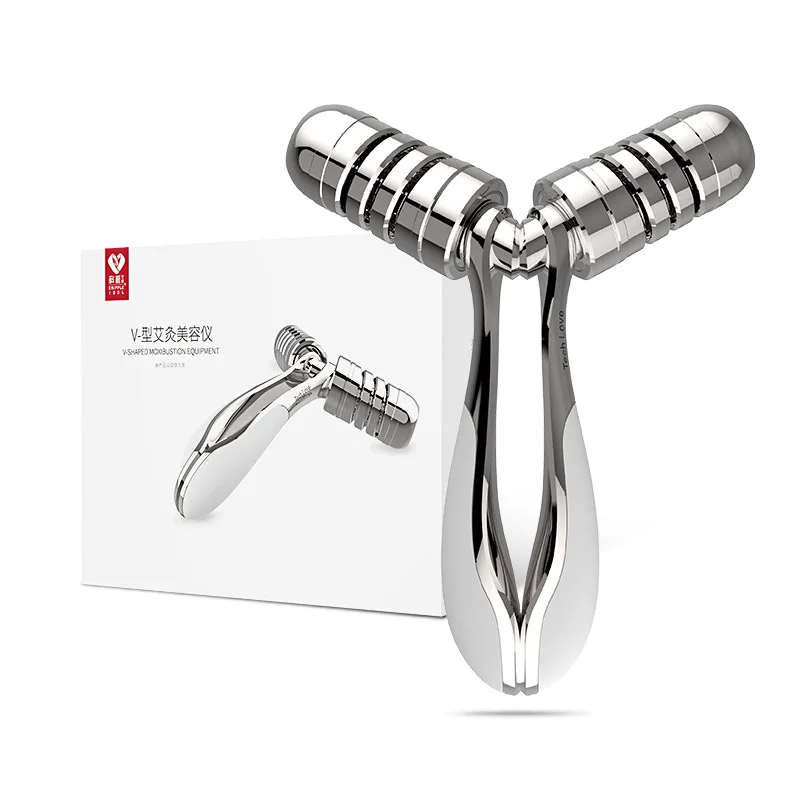 

New V-Shaped Household Therapy Moxibustion Warm Stick Roller Beauty Device & Massage Health Physiotherapy Halls Special Tools