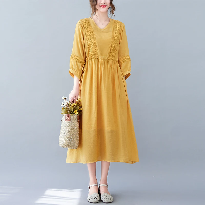 

Новое поступление 2023, тонкое мягкое и удобное женское платье с внутренней отделкой, комплект из 2 предметов для весны и лета, женское Повседневное платье для путешествий, женское платье для работы