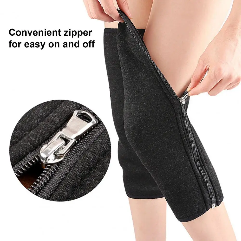 Уютные рукава для ног с удобной застежкой-молнией наколенники эластичным