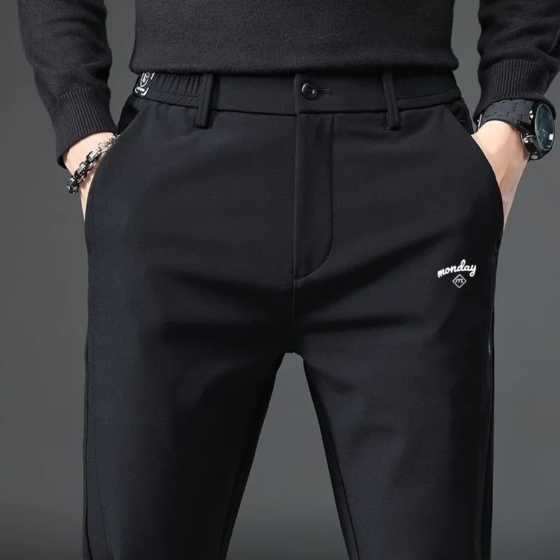 

Корейские брюки для гольфа Мужские осенне-зимние высококачественные эластичные тренировочные брюки для гольфа из полиамидной ткани повседневная одежда для гольфа мужские брюки
