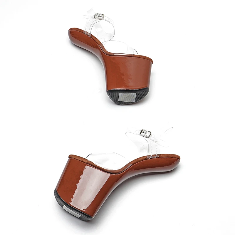 Leecabe Sexy  PVC Upper Heelles Style Stripper young trend fashion color pole dance shoes