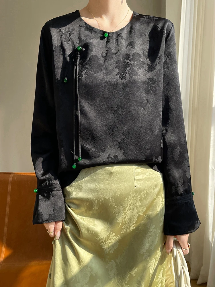 Новый китайский топ женская футболка с косой планкой свободный пуловер