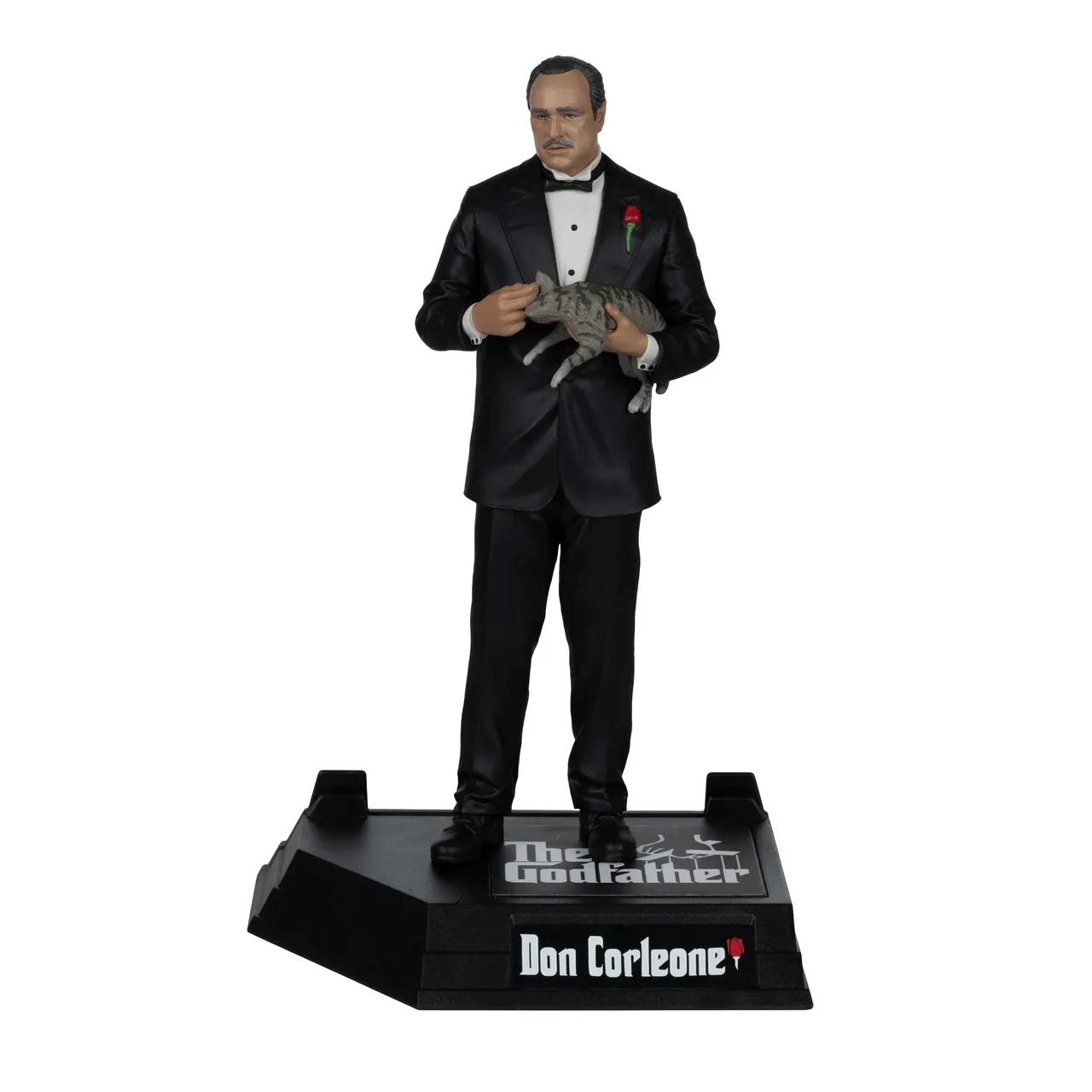 Фото Фигурка Mcfarlane Toys Movie Maniacs Posed - Paramount Wv2 - Дон Корлеоне, Крестный отец, 6 дюймов, модель для сборки №2