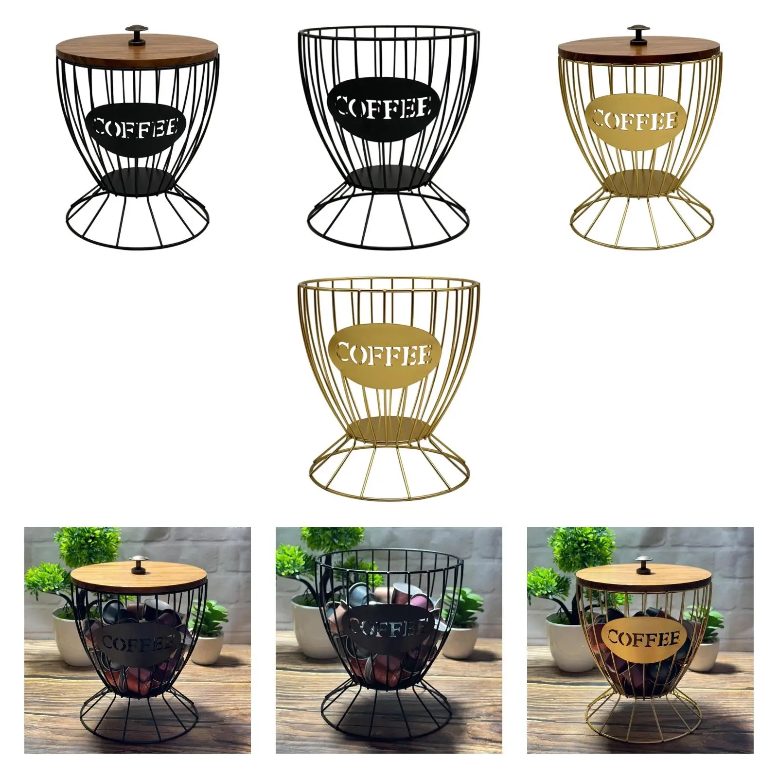 Держатель для кофейных стручков в деревенском стиле портативный многоцелевой