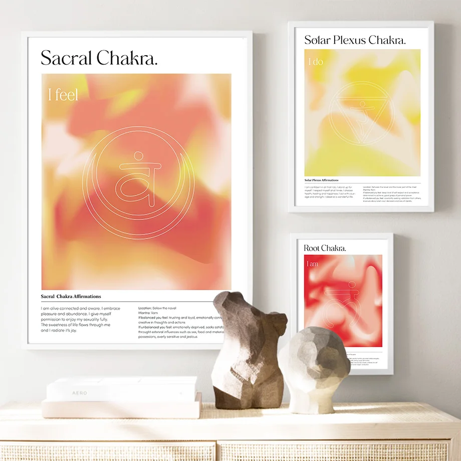 Настенные картины в скандинавском стиле Йога чакра медитация градиентный цветной блок настенная Картина на холсте постеры и принты Декор для гостиной Настенные картины в скандинавском стиле Йога чакра медитация градиентный цветной блок настенная Картина на холсте постеры и принты Декор для гостиной