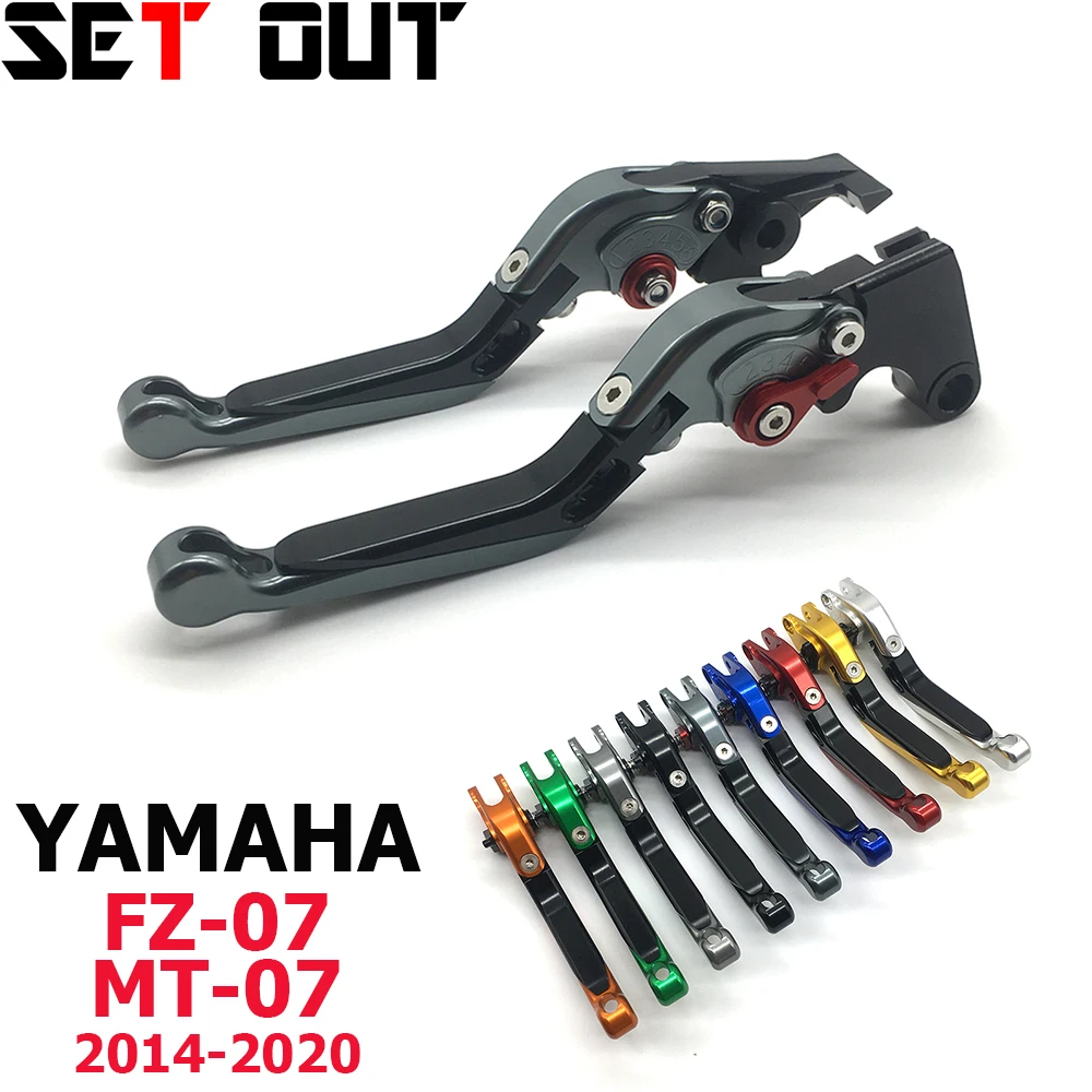 

Новые выдвижные складные рычаги тормозной муфты CNC для Yamaha MT-07 FZ07 MT/FZ-07 2014 2015 2016 2017 2018 2019 2020 2021