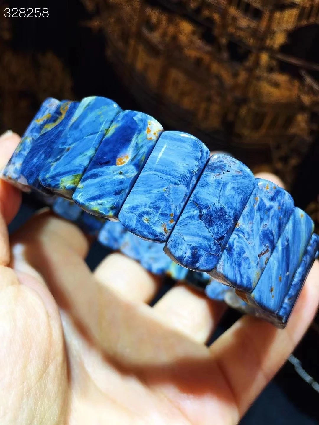 

Браслет из бусин и пьестерситов, 18,8x8,7x6 мм