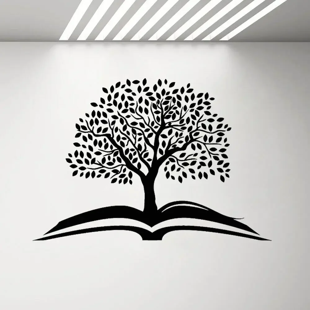 

Виниловые наклейки на стену "Книга с деревом" C274