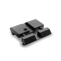 2pcspack 11mm dovetail to 20mm weaver picatinny snap in rail adaptors mount converter