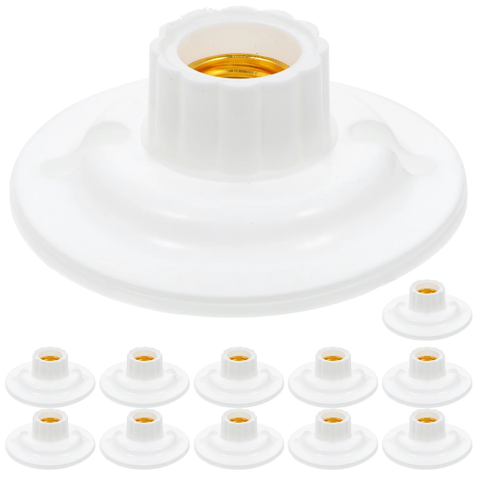 

12 Pcs Repair Kit Screw Light Converter Plastic Stand Bracket Lamp Parts Socket Holders Bulb Plug Outlet