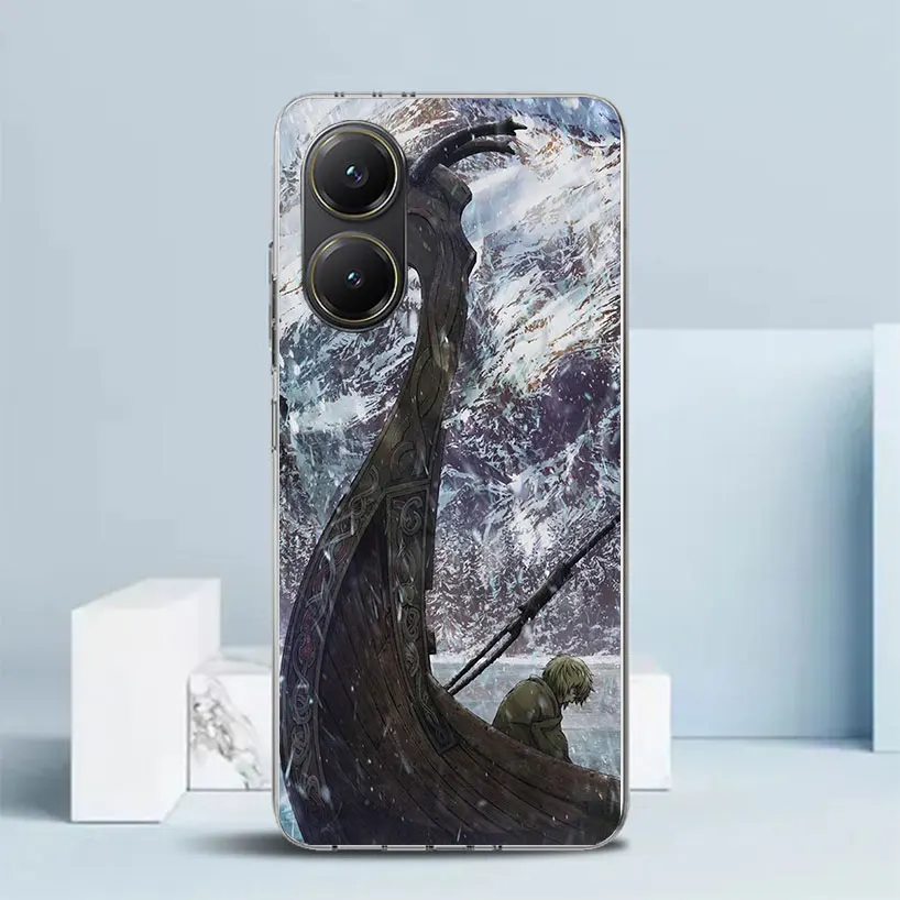 Фото Мягкий чехол Vinland Saga для Xiaomi Poco M8 M7 X7 X6 X5 Pro F7, Redmi 15 15C 13 13C 12 12C 10 10C, с принтом, для Poco F7 U №4