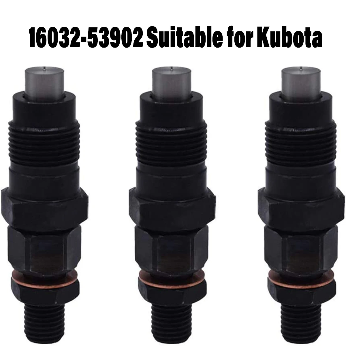 

3x Топливные форсунки 1G065-53000 16261-53000 для Kubota D1105(T) D1005 D905 V1505 V1305 16032-53000 16032-53902 16032-53900