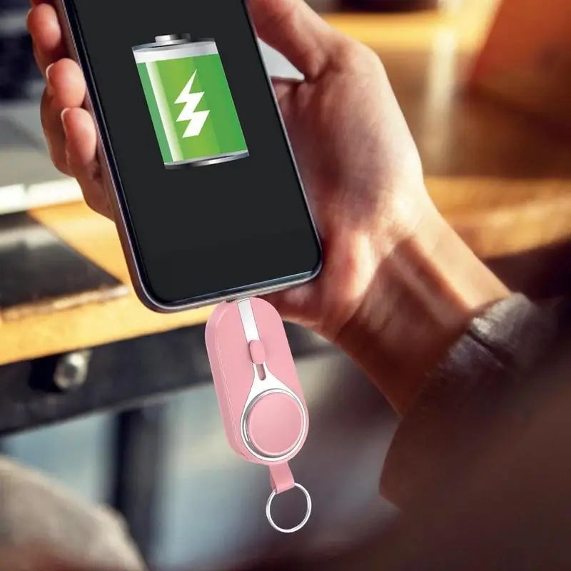 Портативное зарядное устройство-брелок 2000 мАч типа C ультракомпактный