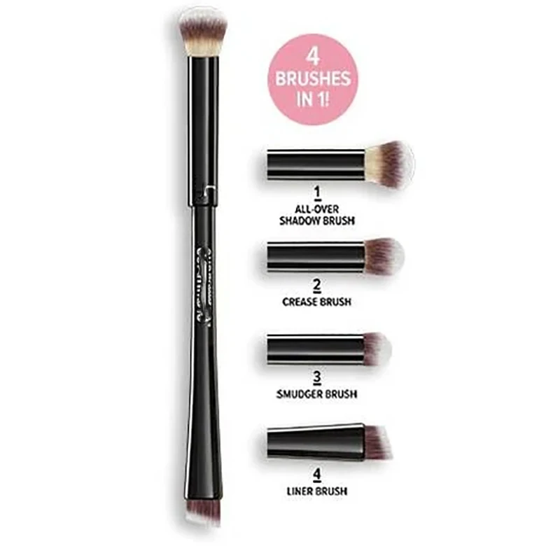 

Superhero 4-in-1 Eye-Transforming Super Shadow & Liner Brush - Eyeliner, Eyeshadow, Crease & Smudger Brush