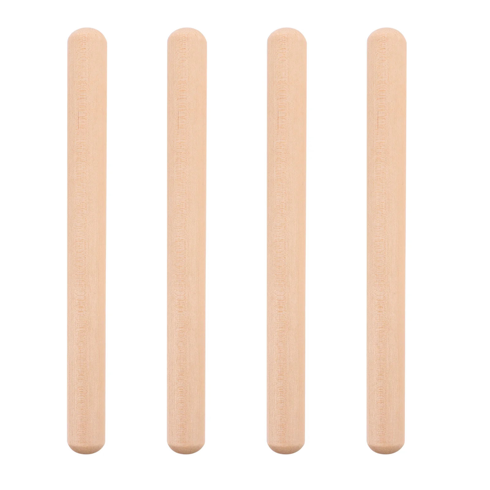 

2 Pairs Toddler Toys Rhythm Stick Percussion Kids Musical Bass Instrument Supplies Wood Preschool