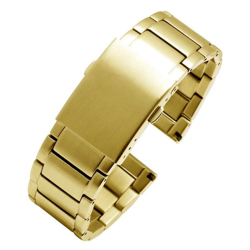 Solid Stainless Steel Watch Band DZ4316 DZ7395 DZ7305 DZ7396 DZ7333 DZ7340 DZ1657 Metal Strap Men Large size Wristband 28 30mm