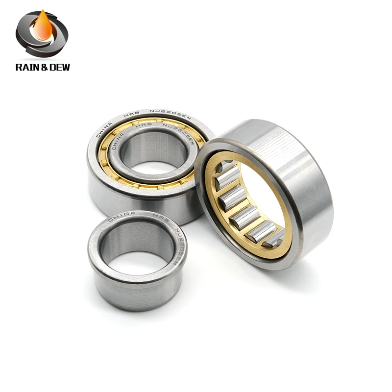 

NJ2205EM 25x52x18 mm Cylindrical Roller Bearing NJ2205 2505K For Motorcycles IJ Planet 5 Sport Single Row Machined Brass Cage